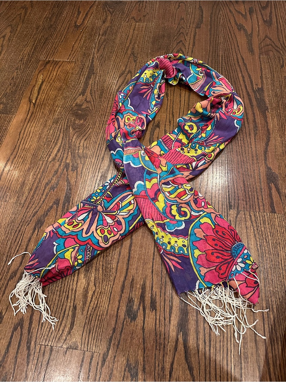 Lilly Pulitzer Multicolor Paisley Print Women’s Scarf